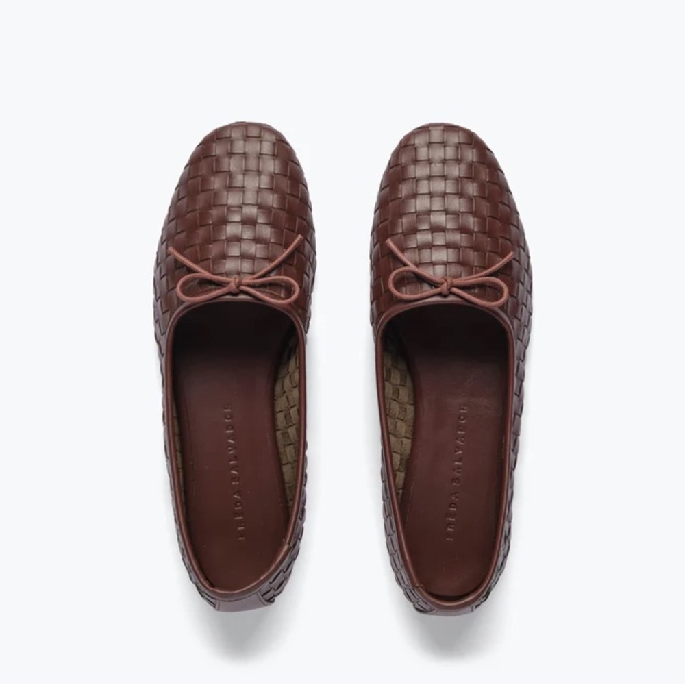 BNWT Freda Salvador Roma Flats in Umber Size 8